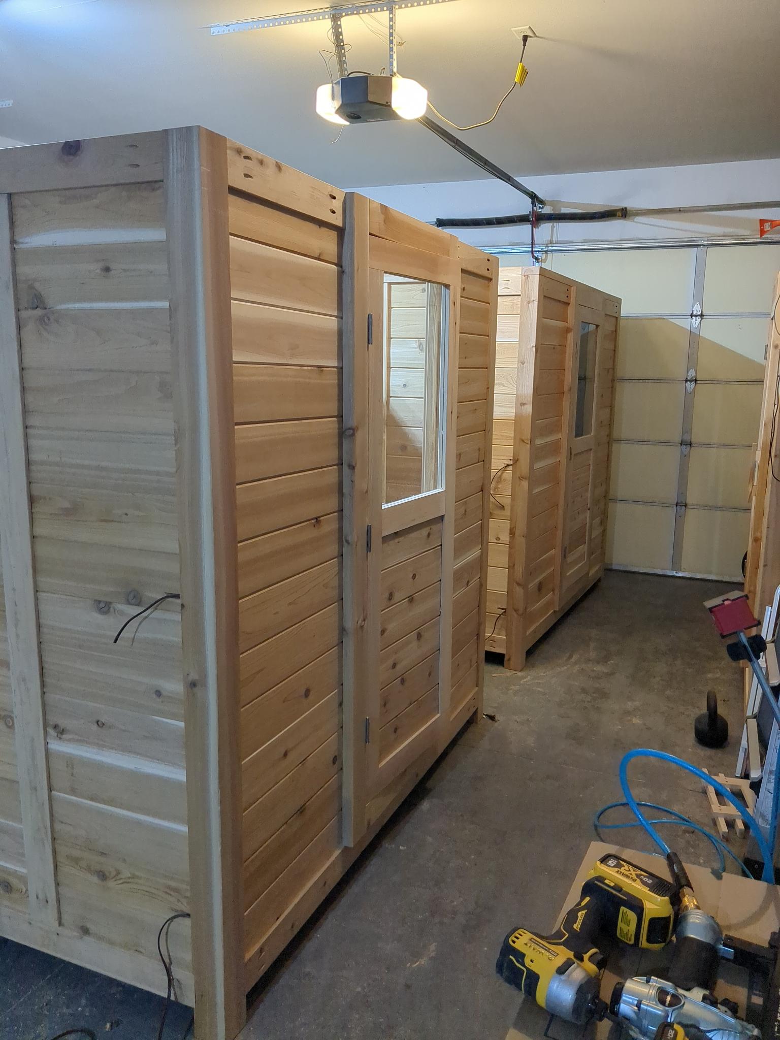 Sauna Build Process